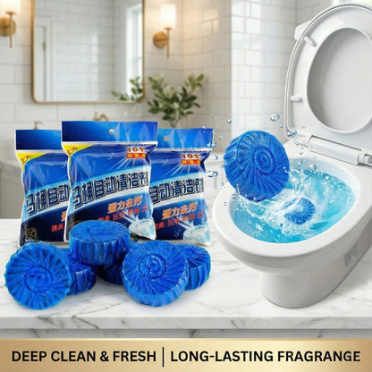 Toilet Cleaning Tablet-Toilet Deodorizer Bathroom Cleaner Tablet(Pack of 1-10 Tablets)