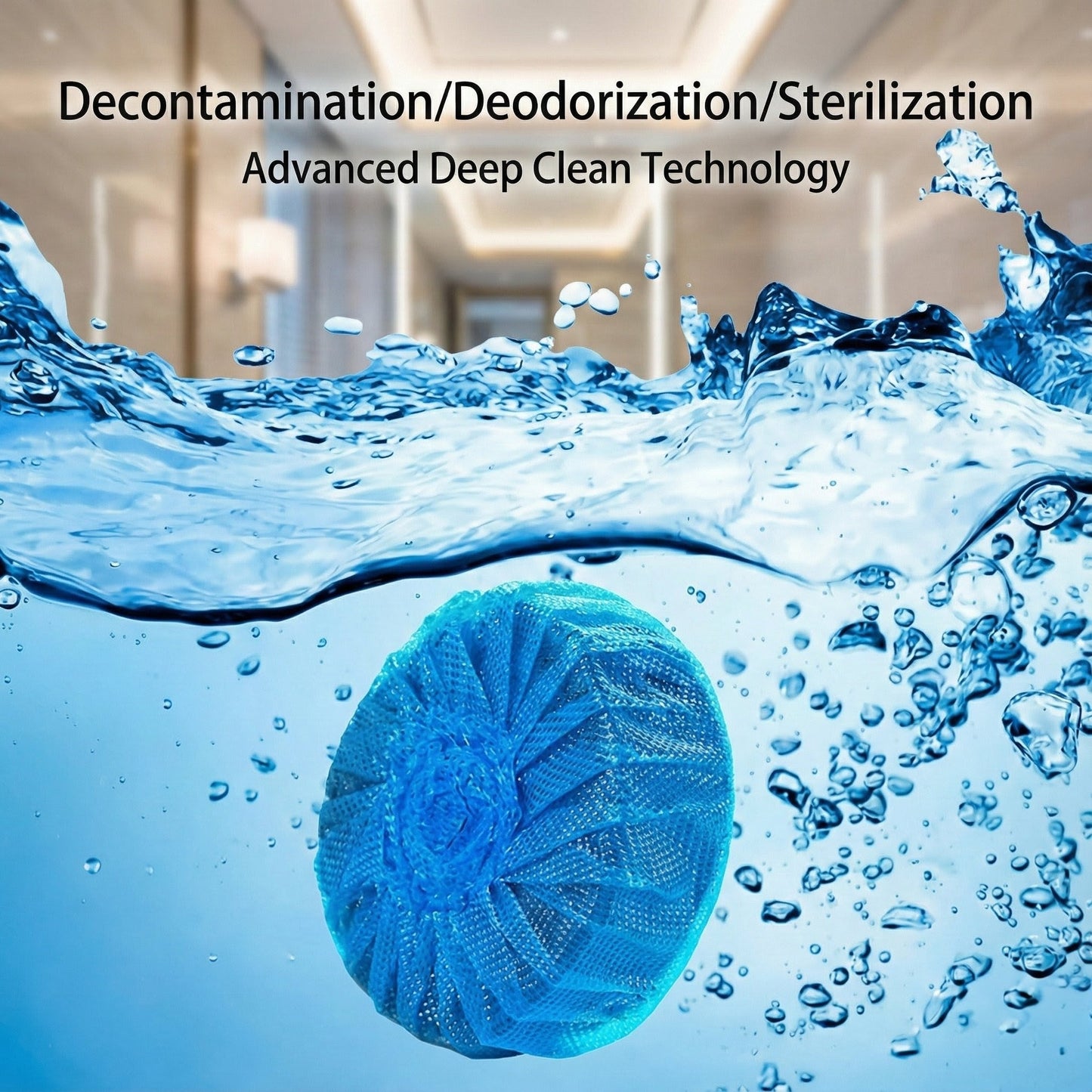 Toilet Cleaning Tablet-Toilet Deodorizer Bathroom Cleaner Tablet(Pack of 1-10 Tablets)