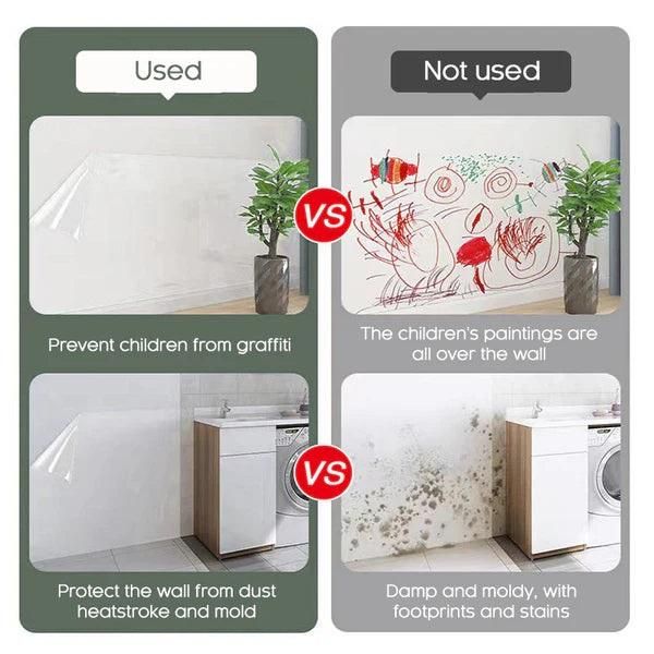 Self- Adhesive Transparent Electrostatic Wall Protection Film || Buy 1 Get 1 Free