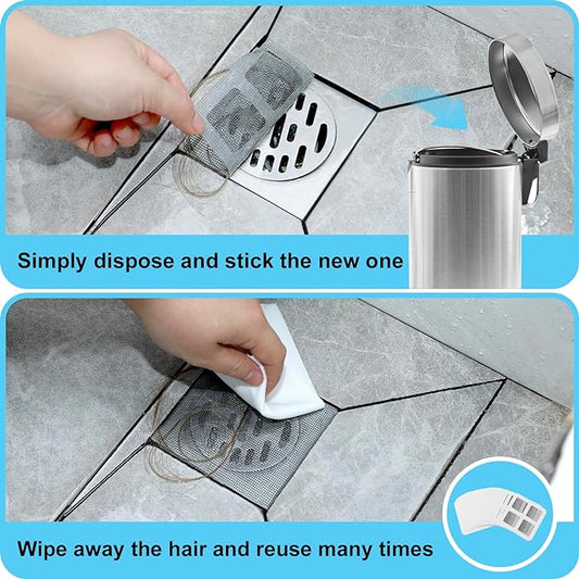 Disposable Drain Hair Catcher Stickers for Bathroom, Bathtub and Kitchen (Buy 5 Get 5 Free🔥)